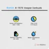 Ronin R-7075 Vesper Earbuds Specifications