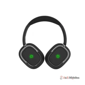 Bluks BX-85 Wireless Bluetooth Headphones Black Front - A2z Mobiles