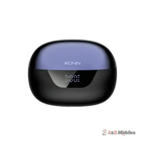 Ronin R-7010 Earbuds Blue Closed View - A2Z Mobiles