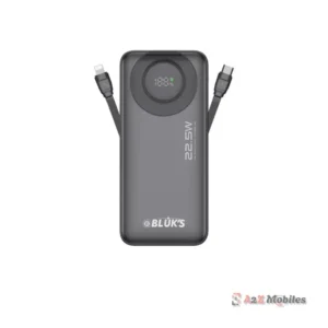 Bluks BX-306 SwiftCharge 20000mAh Power Bank Black Front